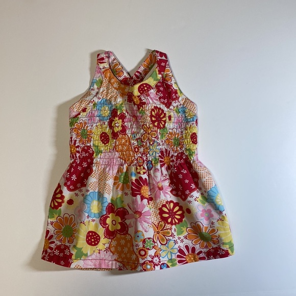 Krickets Elite Floral Stretchy Smocked Tank Top - Picture 6 of 7